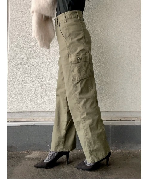 SOMETHING(サムシング)の「SOMETHING(サムシング)【レディース】カーゴパンツ(その他パンツ・レディース・オリーブ・S/XS/M)」の8枚目の写真