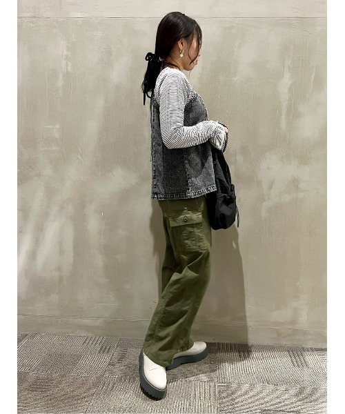 SOMETHING(サムシング)の「SOMETHING(サムシング)【レディース】カーゴパンツ(その他パンツ・レディース・オリーブ・S/XS/M)」の18枚目の写真
