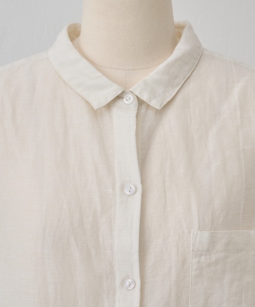 限定値下げビアズリーbeardsley新品2024SSリネンコットンルーズシャツ BEARDSLEY（ビアズリー）の「リネンコットンルーズシャツ