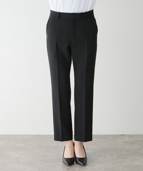 AP STUDIO（エーピーストゥディオ）の「ダブルクロスパンツ（スラックス・レディース・ブラック・38/36/34/40）」の11枚目の写真