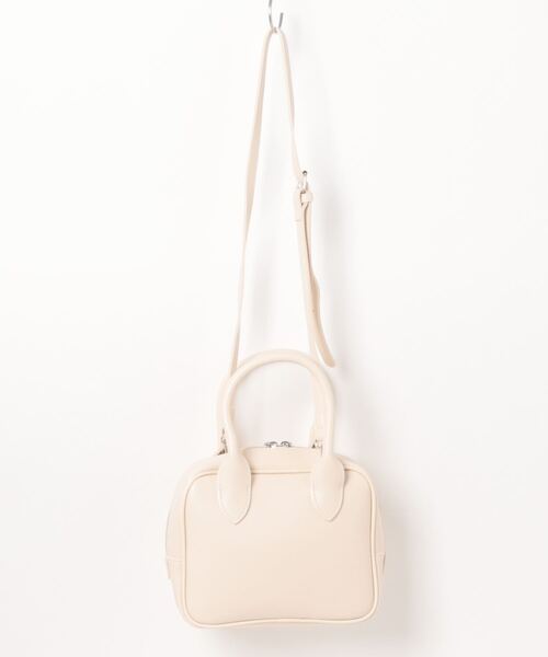 clear（クリア）の「スクエアハンドバッグ（ハンドバッグ・レディース・ブラック/アイボリー/ブラウン・F）」の4枚目の写真