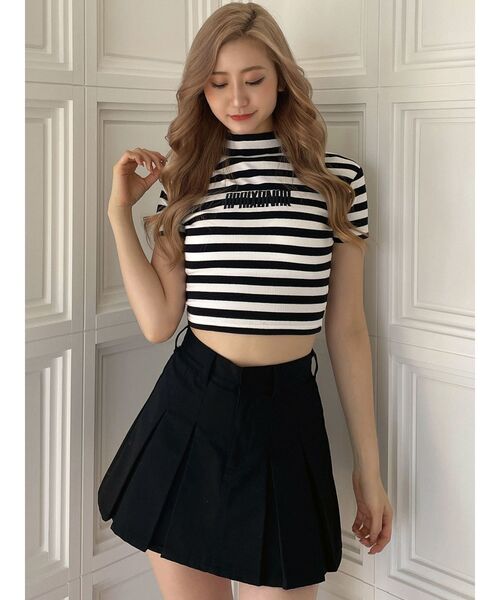 GYDA（ジェイダ）の「APAIXONARテレコタートルトップス（Tシャツ/カットソー・レディース・ブラック/オフホワイト/その他1・FREE）」の12枚目の写真