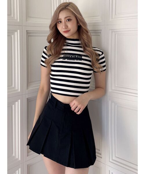 GYDA（ジェイダ）の「APAIXONARテレコタートルトップス（Tシャツ/カットソー・レディース・ブラック/オフホワイト/その他1・FREE）」の14枚目の写真