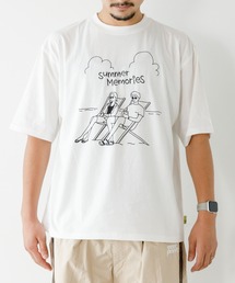 MAKE YOUR DAY（メイクユアデイ）の「バカンスファミリー半袖Tシャツ■パパサイズ（Tシャツ/カットソー）」