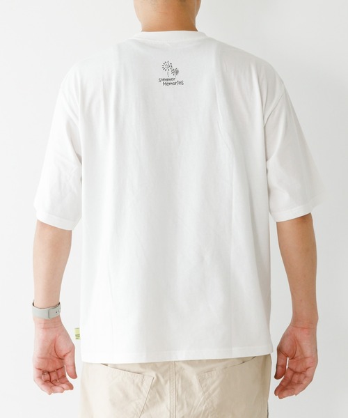 MAKE YOUR DAY(メイクユアデイ)の「バカンスファミリー半袖Tシャツ■パパサイズ(Tシャツ/カットソー・メンズ・ブラック/オフホワイト・L/M)」の12枚目の写真