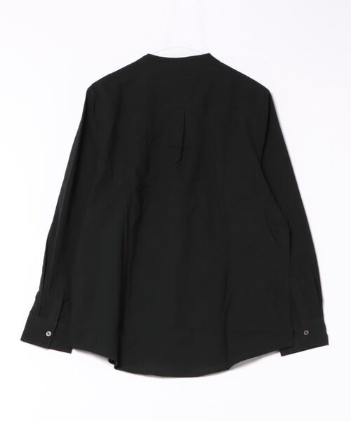 B.I.D.（ビーアイディー）の「《ランダムワッシャー バンドカラープルオーバーシャツ（シャツ/ブラウス・メンズ・ブラック/ホワイト・MEDIUM/LARGE）」の8枚目の写真