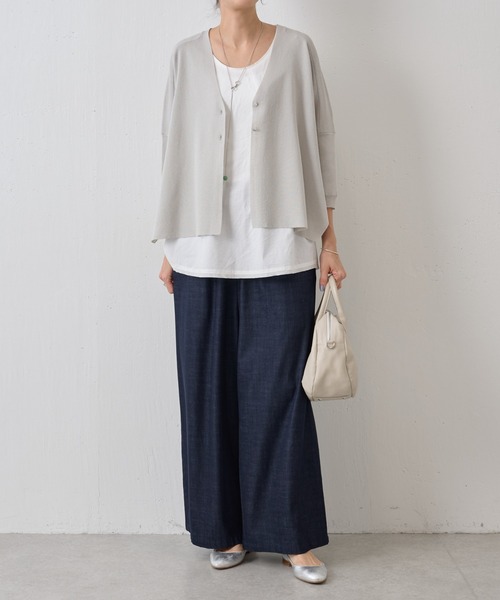 BEARDSLEY（ビアズリー）の「シャツタンク（タンクトップ・レディース・ブラック/ライトグレー/ホワイト・FREE/S）」の9枚目の写真