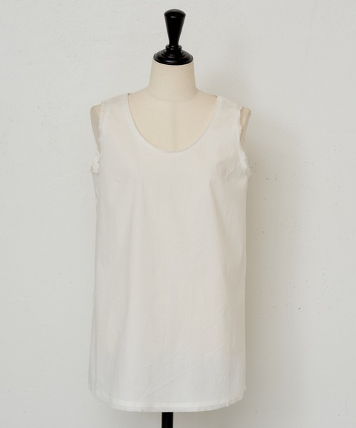 BEARDSLEY（ビアズリー）の「シャツタンク（タンクトップ・レディース・ブラック/ライトグレー/ホワイト・FREE/S）」の12枚目の写真