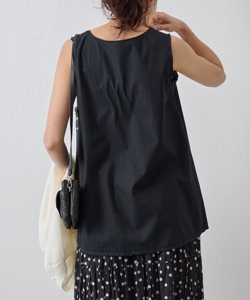 BEARDSLEY（ビアズリー）の「シャツタンク（タンクトップ・レディース・ブラック/ライトグレー/ホワイト・FREE/S）」の21枚目の写真