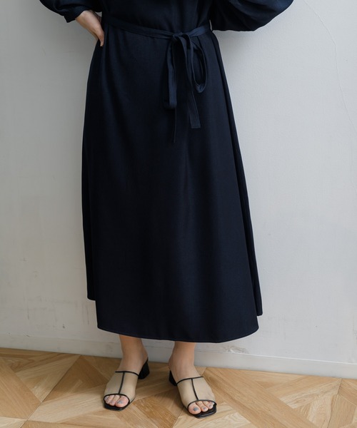 AMERICAN RAG CIE（アメリカンラグシー）の「【ARC】ランタンスリーブOP（ワンピース・レディース・ネイビー/グレー・FREE）」の18枚目の写真