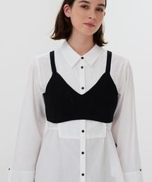 LANVIN en Bleu | ブライトリブニットビスチェ(キャミソール)