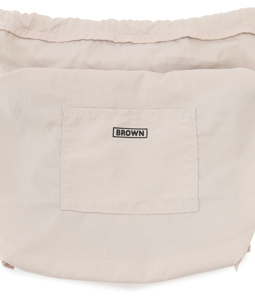 BROWN THEATRE PRODUCTS（ブラウンシアタープロダクツ）の「【THEATRE PRODUCTS】ナイロンショルダーバッグ【J'aDoRe JUN ONLINE限定】（ショルダーバッグ・レディース・ホワイト系その他5/ブラック・FREE）」の17枚目の写真