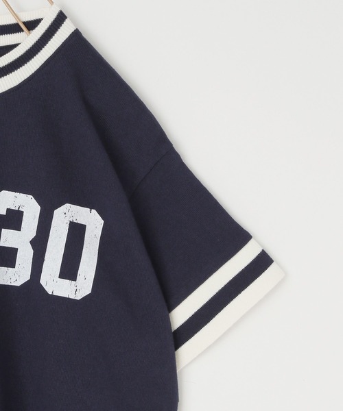 LOWRYS FARM（ローリーズファーム）の「ＵＳＡプリントワンピースＳＳ　102338（ワンピース・キッズ・グレー/ネイビー/グリーン/レッド・120cm/110cm/150cm/140cm/130cm）」の16枚目の写真