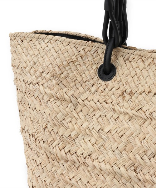 SALON adam et rope'（サロン アダム エ ロペ）の「【BAGMATI（バグマティ）】RAFIA/かごバッグ（かごバッグ・レディース・ホワイト系その他5・FREE）」の13枚目の写真