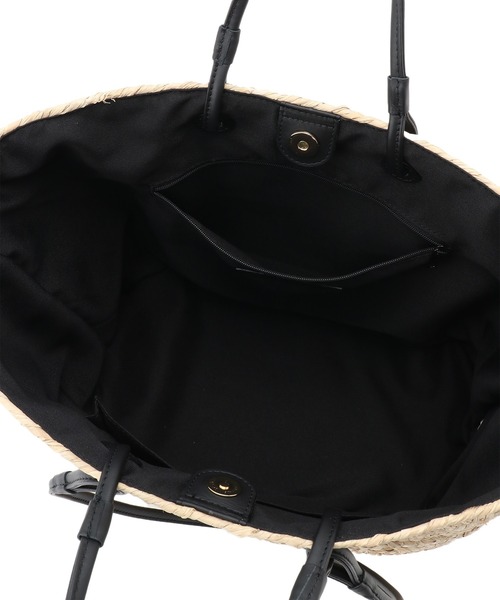 SALON adam et rope'（サロン アダム エ ロペ）の「【BAGMATI（バグマティ）】RAFIA/かごバッグ（かごバッグ・レディース・ホワイト系その他5・FREE）」の18枚目の写真