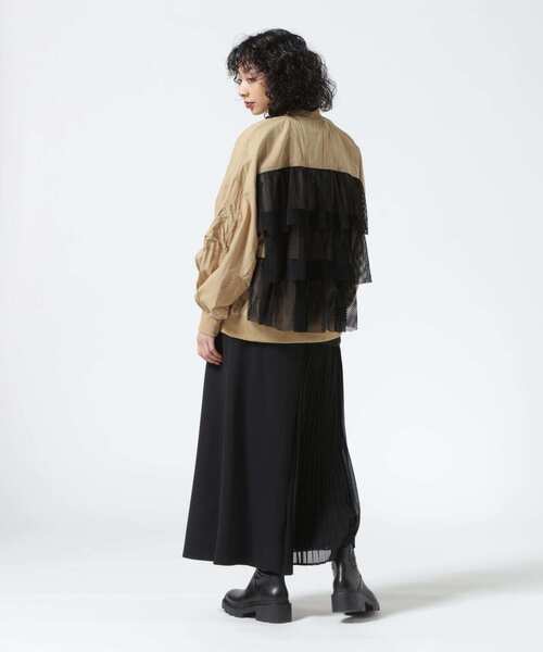 Risley(リズレー)の「Risley/リズレー/ビスチェ付きフレアパンツ(その他パンツ・レディース・ブラック/アイボリー・F)」の5枚目の写真