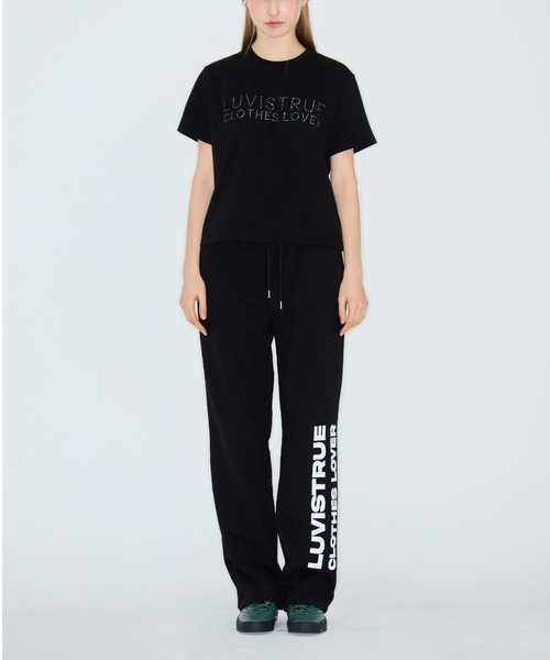 パンツ LUVISTRUE BASIC SWEAT PANTS(BLACK) LUVISTRUE BASIC SWEAT PANTS(BLACK) (LUV IS TRUE/パンツ