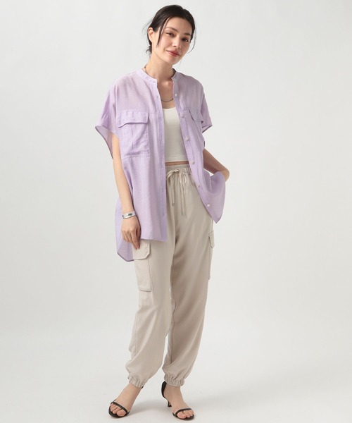 BAYFLOW（ベイフロー）の「RPカーゴパンツ（カーゴパンツ・レディース・カーキ/アイボリー/ブラック/ベージュ/ネイビー/オリーブ・SMALL/MEDIUM/LARGE）」の15枚目の写真