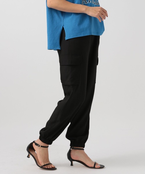 BAYFLOW（ベイフロー）の「RPカーゴパンツ（カーゴパンツ・レディース・カーキ/アイボリー/ブラック/ベージュ/ネイビー/オリーブ・SMALL/MEDIUM/LARGE）」の10枚目の写真