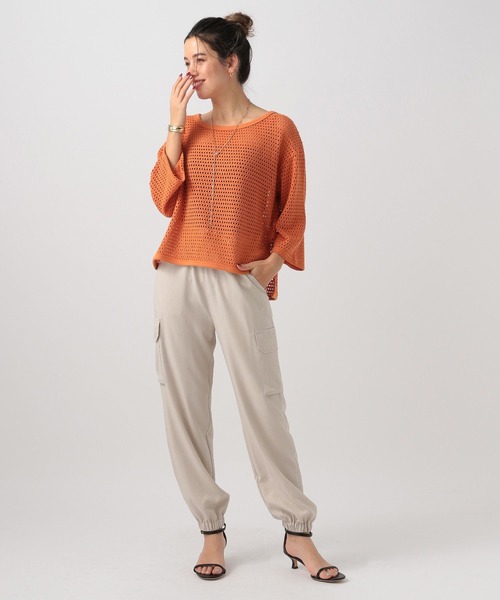 BAYFLOW（ベイフロー）の「RPカーゴパンツ（カーゴパンツ・レディース・カーキ/アイボリー/ブラック/ベージュ/ネイビー/オリーブ・SMALL/MEDIUM/LARGE）」の12枚目の写真