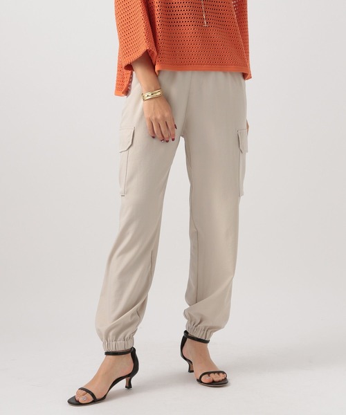 BAYFLOW（ベイフロー）の「RPカーゴパンツ（カーゴパンツ・レディース・カーキ/アイボリー/ブラック/ベージュ/ネイビー/オリーブ・SMALL/MEDIUM/LARGE）」の7枚目の写真