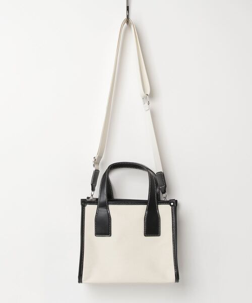 Per sist ence（パーシエンス）の「２WAY バイカラーミニトート/ショルダーバッグ（ショルダーバッグ・レディース・ブラック/ホワイト/ブラウン・FREE）」の12枚目の写真