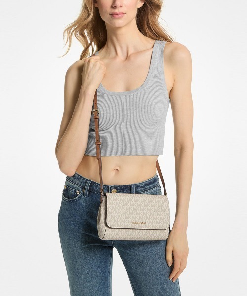 MICHAEL KORS（マイケルコース）の「JET SET ITEM コンバーチブル クロスボディ ミディアム（ショルダーバッグ・レディース・ホワイト系・FREE）」の3枚目の写真