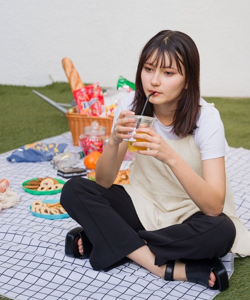 GLOBAL WORK(グローバルワーク)の「厚底ベルトサンダル/AND YUA ANY/103720(サンダル・キッズ・ブラック/シルバー・SMALL/MEDIUM)」の3枚目の写真