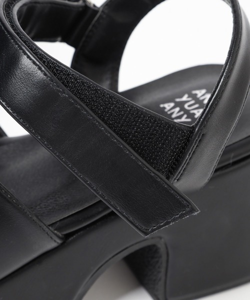 GLOBAL WORK(グローバルワーク)の「厚底ベルトサンダル/AND YUA ANY/103720(サンダル・キッズ・ブラック/シルバー・SMALL/MEDIUM)」の13枚目の写真