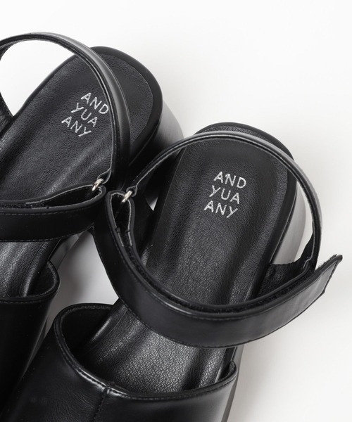 GLOBAL WORK(グローバルワーク)の「厚底ベルトサンダル/AND YUA ANY/103720(サンダル・キッズ・ブラック/シルバー・SMALL/MEDIUM)」の14枚目の写真