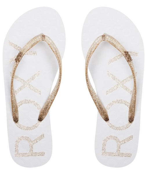 ROXY(ロキシー)の「VIVA SPARKLE/ロキシービーサン(ビーチサンダル)(サンダル・レディース・ゴールド/ホワイト/ネイビー/ブラック・23cm/25cm/24cm)」の1枚目の写真