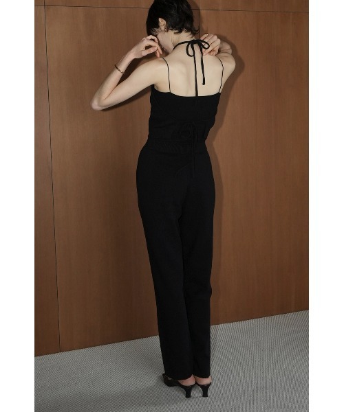 CLANE（クラネ）の「CLANE/クラネ/HALTER NECK KNIT ALL IN ONE