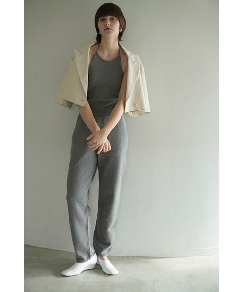 CLANE（クラネ）の「CLANE/クラネ/HALTER NECK KNIT ALL IN ONE
