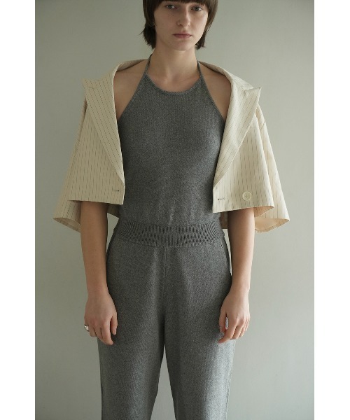 CLANE（クラネ）の「CLANE/クラネ/HALTER NECK KNIT ALL IN ONE 