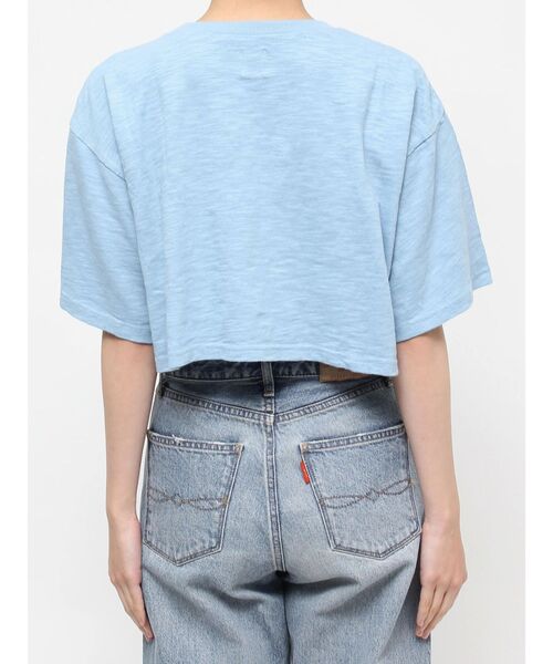 Ungrid（アングリッド）の「LNCロゴショートTee（Tシャツ/カットソー・レディース・レッド/オフホワイト/ブルー・FREE）」の5枚目の写真