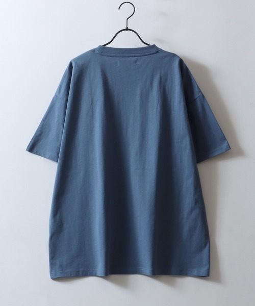 SITRY(シトリー)の「SITRY Couple Embroidery T-shirt/別注 オーバーサイズ カップル ワンポイント刺繍 半袖Tシャツ レディース メンズ(Tシャツ/カットソー・メンズ・ホワイト/ホワイト系その他/ベージュ系その他/グリーン/ブラック/グレイッシュベージュ/ブルー/ブラック系その他・M/L/XL)」の13枚目の写真