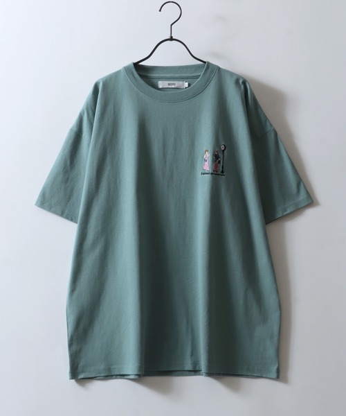 セール】SITRY Couple Embroidery T-shirt/別注 オーバーサイズ