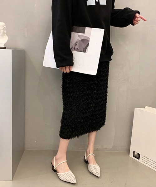 Miniministore(ミニミニストア)の「ミュール パンプスサンダル レディース(パンプス・レディース・アイボリー/ブラック・23.5cm/24.5cm/22.5cm/25.0cm/23.0cm/24.0cm)」の21枚目の写真