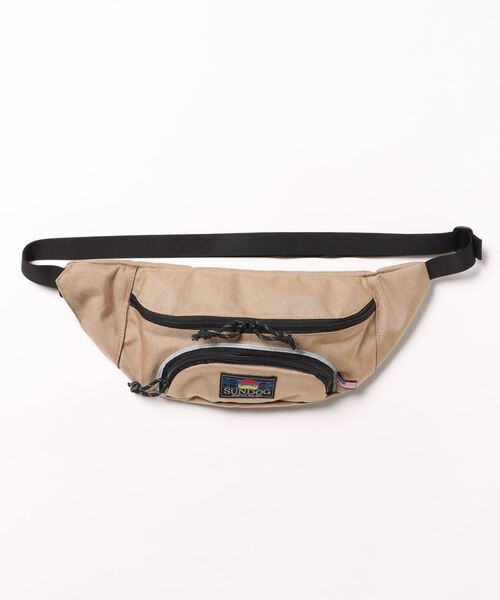 SUNDOG（サンドッグ）の「/サンドッグ SUNDOG/BANANA BELTS（ボディバッグ/ウエストポーチ・メンズ・ブラック/ライトブラウン・FREE）」の2枚目の写真