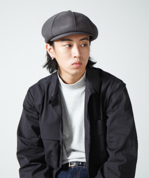 RACAL（ラカル）の「8Panel Pattern Knit Cas / 8パネル風編み柄切り替えニットキャス（キャスケット・メンズ・グレー/ブラック/ベージュ/ネイビー/ブラウン・MEDIUM/LARGE）」の2枚目の写真