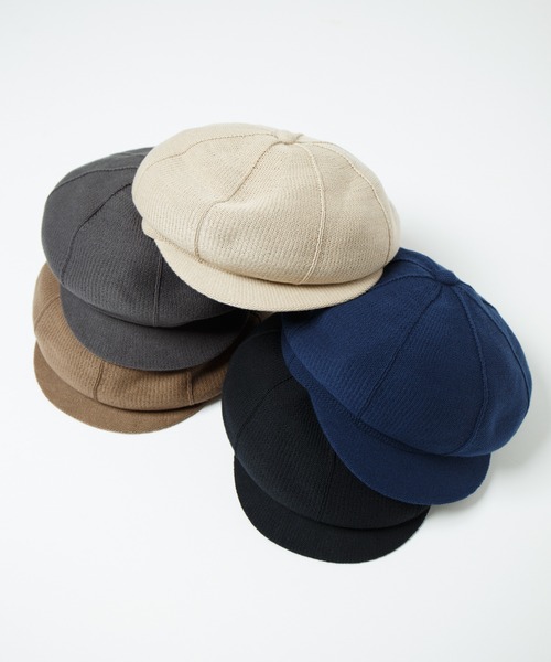 RACAL（ラカル）の「8Panel Pattern Knit Cas / 8パネル風編み柄切り替えニットキャス（キャスケット・メンズ・グレー/ブラック/ベージュ/ネイビー/ブラウン・MEDIUM/LARGE）」の7枚目の写真