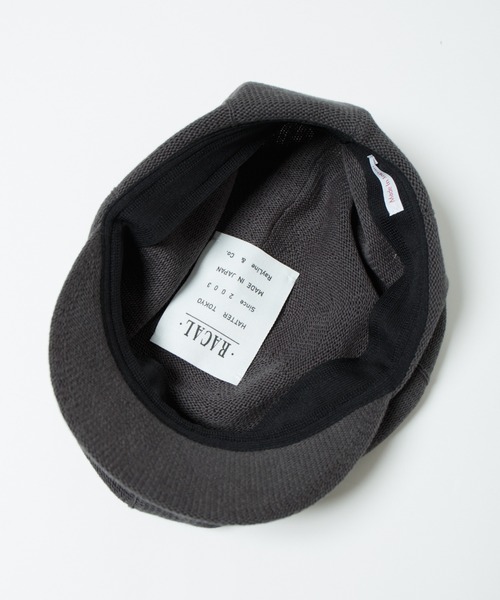 RACAL（ラカル）の「8Panel Pattern Knit Cas / 8パネル風編み柄切り替えニットキャス（キャスケット・メンズ・グレー/ブラック/ベージュ/ネイビー/ブラウン・MEDIUM/LARGE）」の15枚目の写真