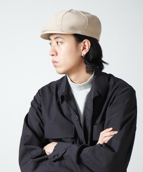 RACAL（ラカル）の「8Panel Pattern Knit Cas / 8パネル風編み柄切り替えニットキャス（キャスケット・メンズ・グレー/ブラック/ベージュ/ネイビー/ブラウン・MEDIUM/LARGE）」の20枚目の写真