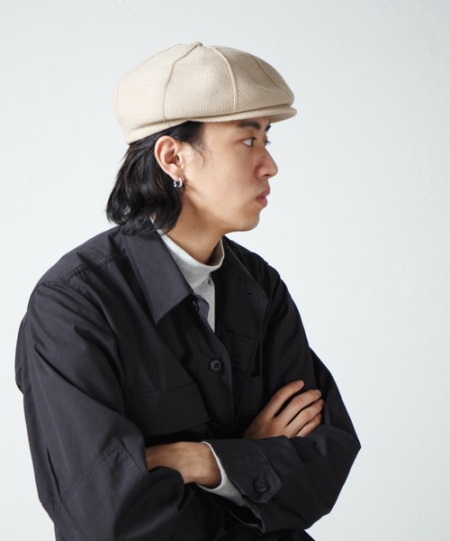 RACAL（ラカル）の「8Panel Pattern Knit Cas / 8パネル風編み柄切り替えニットキャス（キャスケット・メンズ・グレー/ブラック/ベージュ/ネイビー/ブラウン・MEDIUM/LARGE）」の21枚目の写真