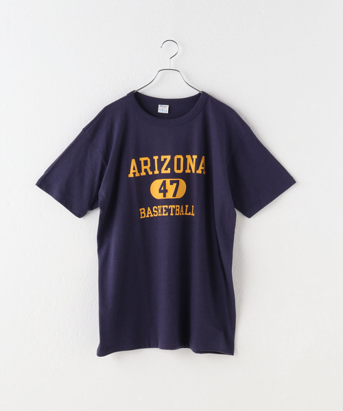 Champion（チャンピオン）の「【Champion / チャンピオン】 TRUE ARCHIVES SHORT SLEEVE T-SHIRT（Tシャツ/カットソー・メンズ・ネイビー/ホワイト/グリーン・LARGE）」の3枚目の写真