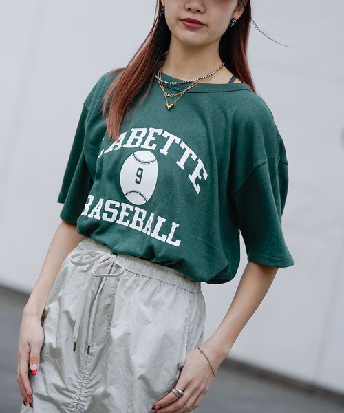 Champion（チャンピオン）の「【Champion / チャンピオン】 TRUE ARCHIVES SHORT SLEEVE T-SHIRT（Tシャツ/カットソー・メンズ・ネイビー/ホワイト/グリーン・LARGE）」の2枚目の写真