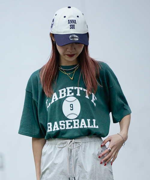 Champion（チャンピオン）の「【Champion / チャンピオン】 TRUE ARCHIVES SHORT SLEEVE T-SHIRT（Tシャツ/カットソー・メンズ・ネイビー/ホワイト/グリーン・LARGE）」の13枚目の写真