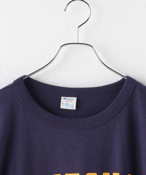 Champion（チャンピオン）の「【Champion / チャンピオン】 TRUE ARCHIVES SHORT SLEEVE T-SHIRT（Tシャツ/カットソー・メンズ・ネイビー/ホワイト/グリーン・LARGE）」の10枚目の写真
