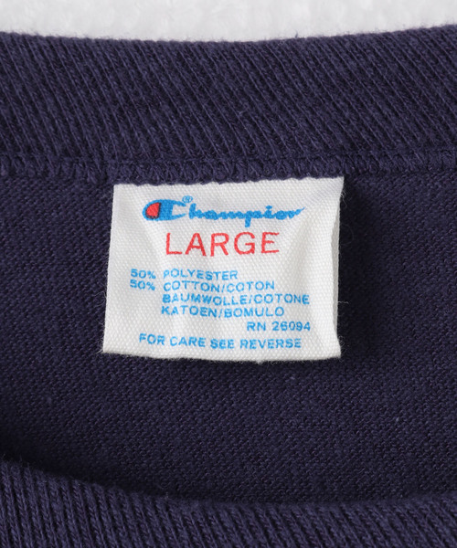 Champion（チャンピオン）の「【Champion / チャンピオン】 TRUE ARCHIVES SHORT SLEEVE T-SHIRT（Tシャツ/カットソー・メンズ・ネイビー/ホワイト/グリーン・LARGE）」の9枚目の写真