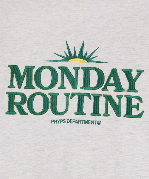 PHYPS（フィジカルエデュケーションデパートメント）の「PHYPS マンデー ルーティン スティッチ SS（Tシャツ/カットソー・メンズ・オートミール・L/M/S）」の3枚目の写真